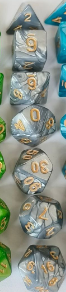 7 pièces argent