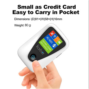 Karbor 4G LTE Di Động <span class=keywords><strong>Wifi</strong></span> Hotspot 3000MAh Pin Khe Cắm Sim Router Không Dây Gpon Router Voip Chức Năng Tối Đa 300Mbps LAN <span class=keywords><strong>Wifi</strong></span> 6 - Product Image 2