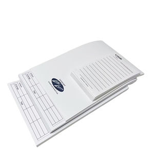 Bloc de notas antiadherente A6 personalizado con diseño de logotipo con línea y patrón Bloc de notas Folleto para uso comercial escolar - Product Image 6