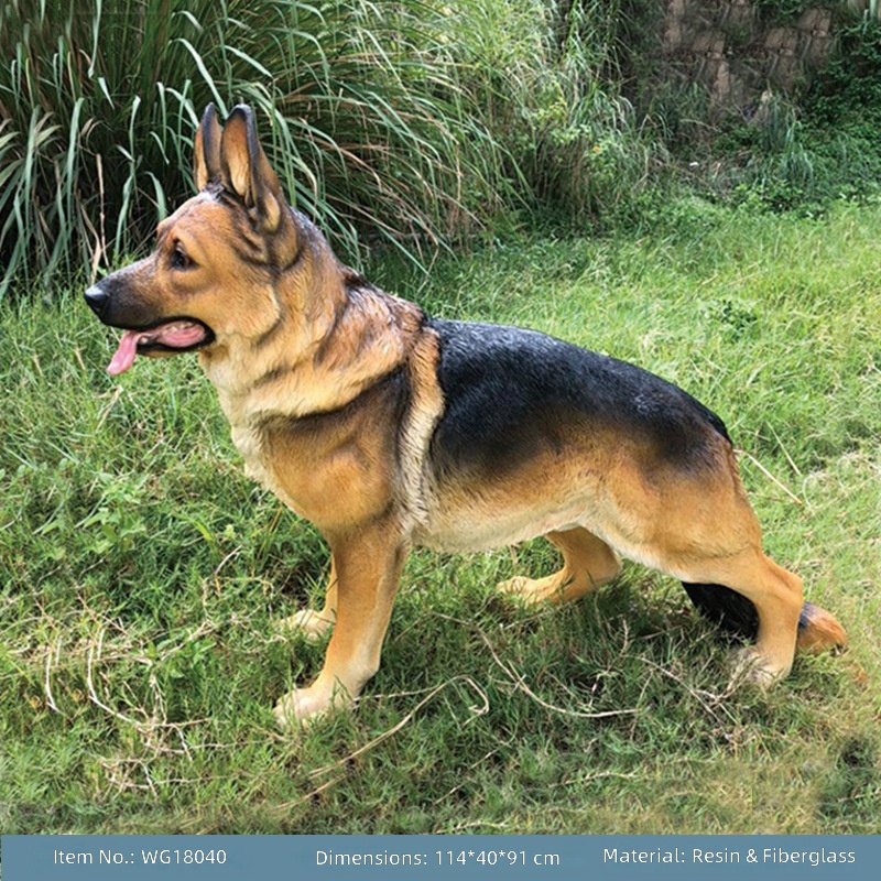 Extra large new standing wolf dog sound capable