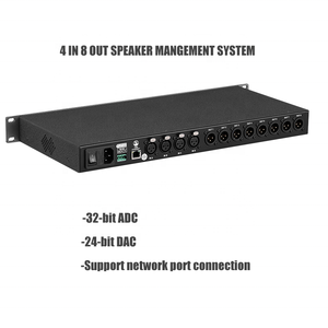 Profesional dp448 4ch enrutamiento libre personalizar software de control altavoz DSP Procesador de audio - Product Image 3