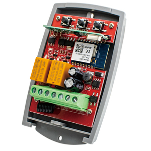 Universal WLAN 2-Kanal Tor Garagentor Fernbedienung 433MHZ Festcode und Rundcode Empfänger Fernbedienung TUYA Switch - Product Image 2