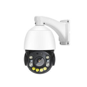 8MP 4K PTZ กล้องเลเซอร์ติดตามอัตโนมัติสีเต็มรูปแบบ H.265 20X ออปติคอล360 ° เสียง POE PTZ IP ความเร็ว Doom icsee - Product Image 1