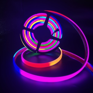 แถบไฟ LED RGB นีออนกันน้ำได้, แถบไฟแอลอีดีแสงแอลอีดีแสงแอลอีดีอาร์จีบีไฟที่สามารถตั้งโปรแกรมได้สำหรับกลางแจ้งตามฝัน - Product Image 6