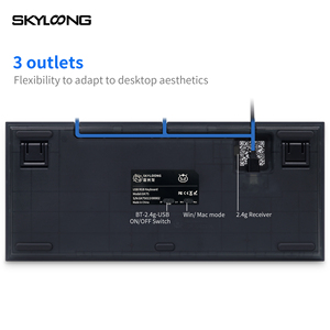 Customizable Skyloong GK75 Dark Fairy-tale Type-C Wireless <strong>Mechanical</strong> <strong>Keyboard</strong> with Swappable Keys and <strong>Programmable</strong> Features - Product Image 6