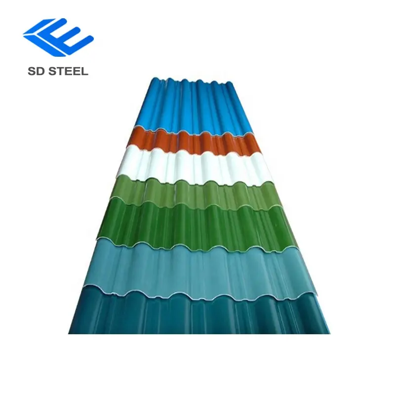 Factory Sale PPGI Corrugated Roofing Sheet Standing Seam Metal Roofing in Prepainted Galvanized Steel