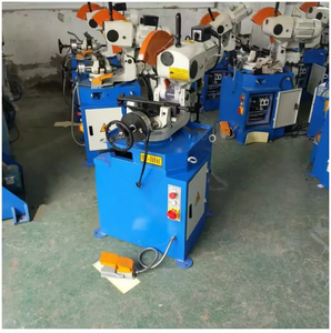 45 açı pnömatik yuvarlak testere yarı otomatik yuvarlak kare Metal çelik boru kesme makinesi - Product Image 2