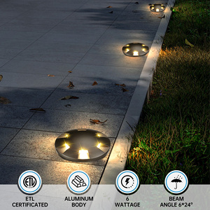 C-FOX Tùy Chỉnh Chất Lượng Cao Nhôm 6W <span class=keywords><strong>Inground</strong></span> Đèn Ngoài Trời <span class=keywords><strong>LED</strong></span> Ngầm Cũng Ánh Sáng 3cct Cho Vườn Lawn - Product Image 6