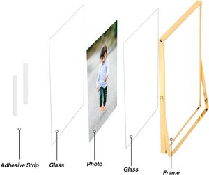 กรอบรูปขนาด5 ''6'' 7 ''8'' 10 ''กรอบรูปที่ทันสมัยรัดกุมใช้กรอบรูปศิลปะกรอบรูปขายส่ง - Product Image 3