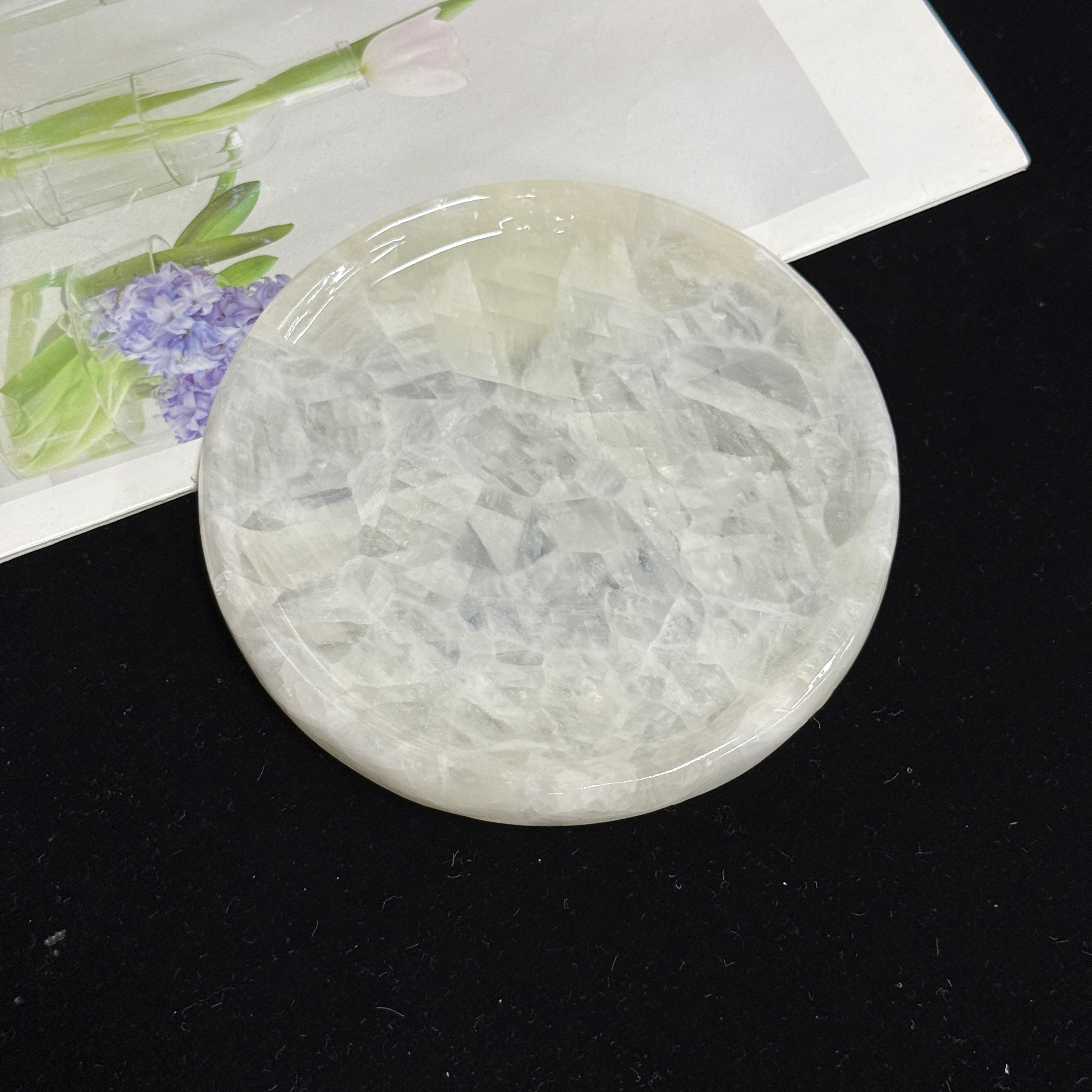 Glacier blue crystal 150mm glazed