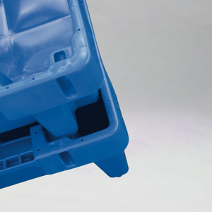 Gran contenedor de transporte de peces de plástico HDPE, caja sólida emitida por la fábrica, nido para peces vivos - Product Image 3