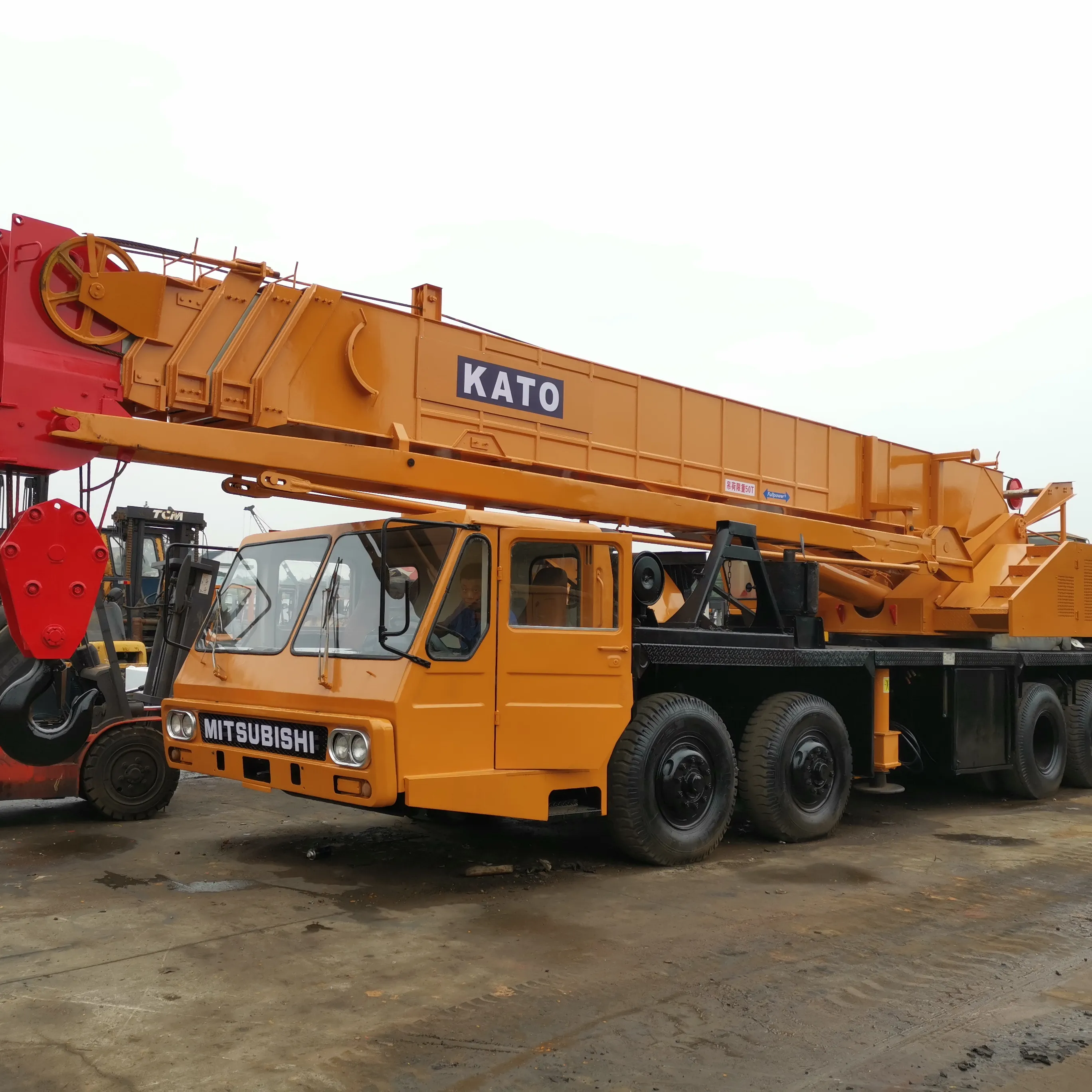 Sử dụng Kato Xe Tải Cẩu để bán, Nhật Bản sử dụng Kato 50 tấn cần cẩu Kato nk500 40 tấn 25 tấn xe tải di động cần cẩu giá rẻ