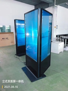 32 43 50 55 אינץ מקורה אנדרואיד רצפת stand מגע מסך תצוגת צד אחד שני הצדדים מודעות פרסום טוטם lcd שילוט דיגיטלי