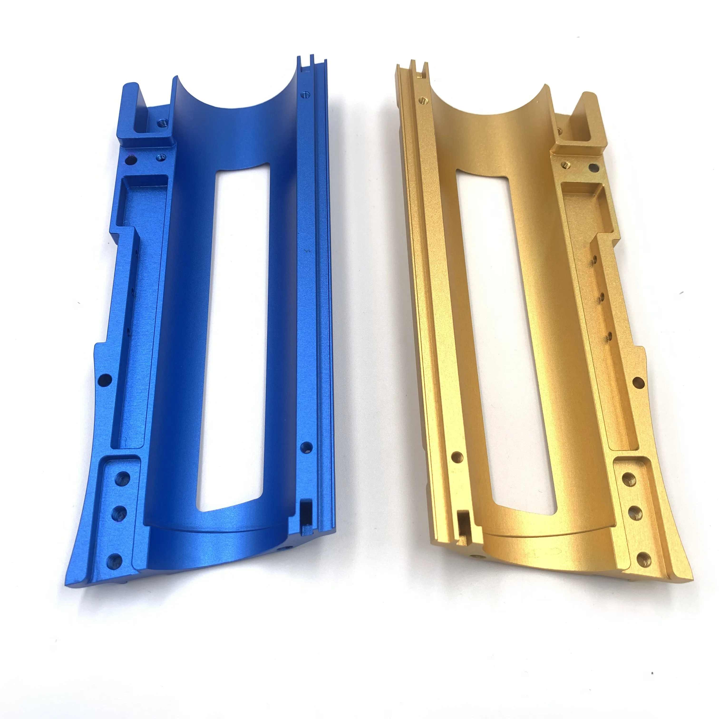 Customized Precision 5 Axis CNC Milling Service Machining Metal Block Machined Anodized Aluminum Parts