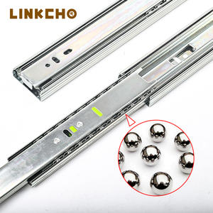 Venta directa de fábrica Hidráulico Cierre suave Amortiguador Cajón Diapositivas para muebles Hardware Cajón Canal Corredores Rieles Guía - Product Image 2