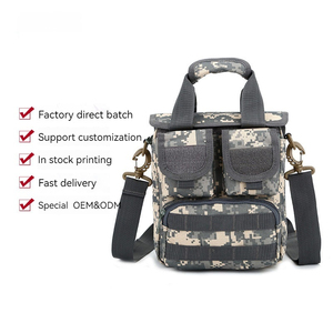 Vintage naylon kamuflaj taktik tek omuz tek kollu çanta Crossbody çanta Commuting erkek kamp yürüyüş avcılık için - Product Image 3