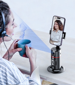 Factory Best-selling Automatic <strong>Face</strong> Tracking Portable Mobile Phone Stand 360&deg; Automatic Rotation Easy Shooting