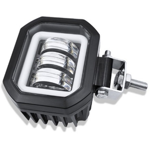 4 Inch <strong>Led</strong> Work Light 2020 White <strong>Red</strong> Blue Amber Ring <strong>12v</strong> 24v 30w Driving Square Motorcycle Lighting for Car Offroad - Product Image 2