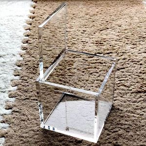 Factory-direct Sale of Color Acrylic Desktop <strong>Storage</strong> Boxes Card <strong>Storage</strong> Box Flip-top <strong>Cube</strong> <strong>Storage</strong> Box - Product Image 6