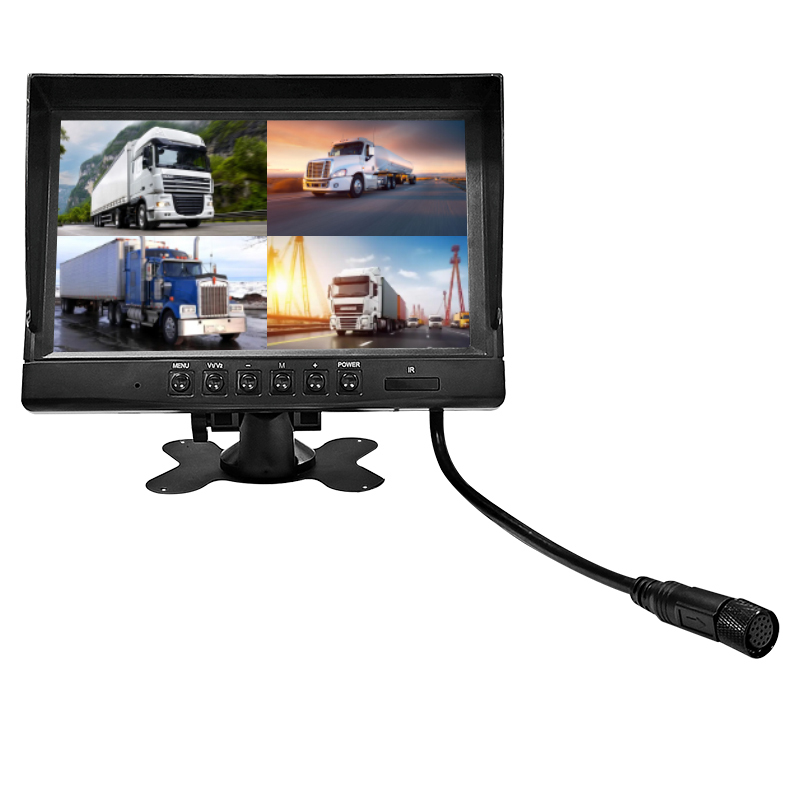 Moniteur DVR + 4G/GPS/WIFI + Caméra de voiture *4+5m*1+10m*2+15m*1