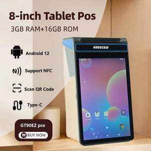 GOODCOM 8-дюймовый Android планшет POS со встроенным принтером 80 мм и сканер кода платежного терминала LOYVERSE приложение - Product Image 2