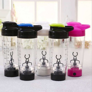 600ml סוללה פלסטיק חלבון חשמלי שאכר בקבוק עבור ורטקס מיקסר