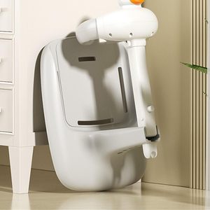 調節可能なポータブルソフトスキンケアバスチェア滑り止めハンドルスタンドベビーシャワーシートバスタワーチェアサポート