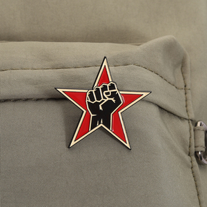 Punk Rock ban nhạc nắm tay màu đen men Pin sáng tạo slay honk ngỗng Trâm quần áo ve áo huy hiệu đồ trang sức vui Quà Tặng bán buôn - Product Image 3