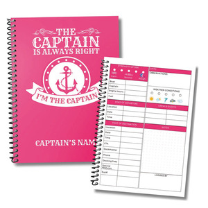 Seaman günlüğü kitap uçuş günlüğü kitap kaptan özel logbook dizüstü not defteri dergisi planlayıcısı özel baskı - Product Image 2