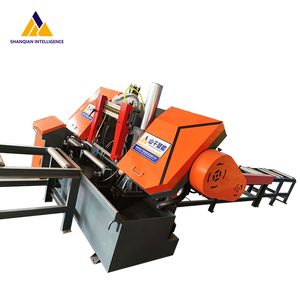 4240 büyük ölçekli çelik çubuk donatı testere makinesi Metal kesme yatay şerit testere ile otomatik kesme makinesi - Product Image 6