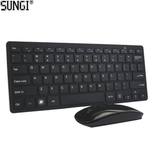 2.4G Ultra-Thin Sleek Design <strong>Wireless</strong> <strong>Keyboard</strong> and <strong>Mouse</strong> Combo for Windows <strong>Computer</strong> Desktop PC Notebook Laptop - Product Image 1