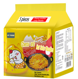 快餐代餐无烹饪面条油炸方便面火鸡面条鸡肉味