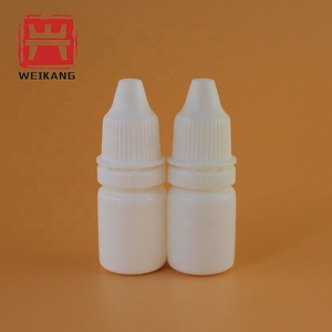 白色LDPE 5毫升10毫升塑料滴眼液容器5CC 10CC医用挤压空滴眼瓶，带滴管和螺帽 - Product Image 2