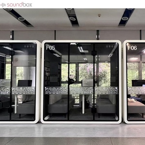 Văn Phòng Pod Cách Âm Trong Nhà Di Động Không Gian Làm Việc Di Chuyển Cabin Cuộc Họp Vỏ Văn Phòng Studio Gian Hàng Phòng Cách Âm - Product Image 1