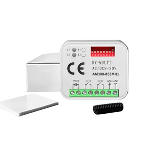RX-MULTI 300-868MHz Mehrfrequenz-Empfänger 2-Wege-Schalter Access Control Gate Fernbedienung Controller Kunststoff Material - Product Image 1