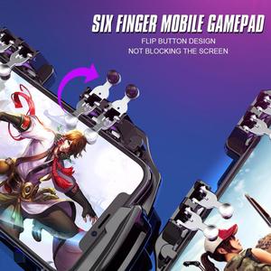 M10 M11 Six Finger Mobile Gamepad Game <strong>Controller</strong> for MEMO Mobile Phone Game Joystick with Heat Dissipation <strong>Function</strong> - Product Image 3