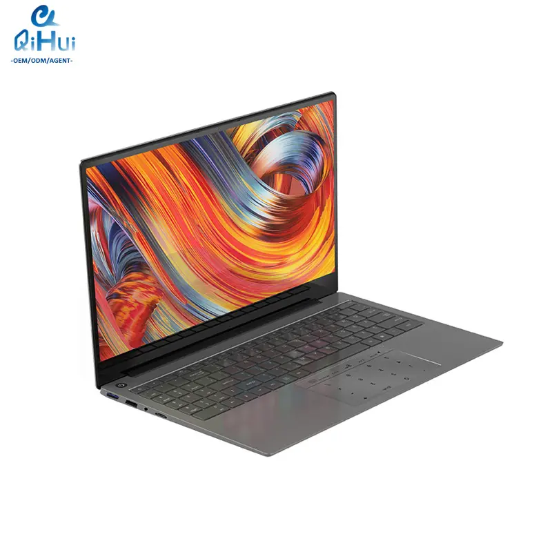 Qihui Laptop 15.6 pollici Intel 5205U 16GB RAM 512GB SSD Business Office Netbook vince 10 11 supporto ODM & OEM Notebook