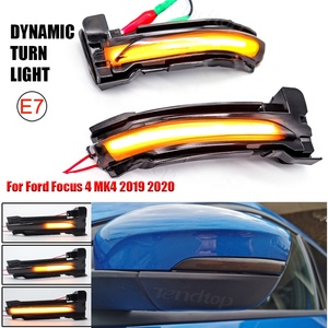 Amber LED ayna sıralı dönüş sinyal ışıkları Ford Focus 4 MK4 için sol el sürücü dinamik yan flaşör göstergesi tekrarlayıcı lamba - Product Image 2