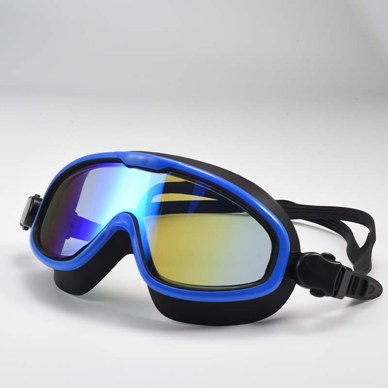 Noir et bleu (lentille dorée électrolytique)