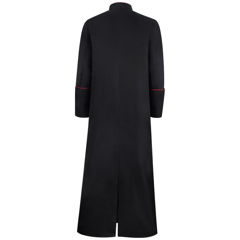 Red border collie priest robe