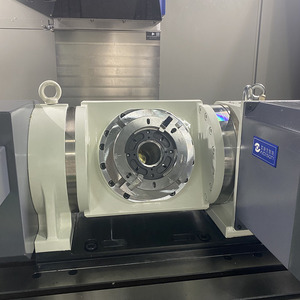 Horizontal Vertical 250mm 5 Axis <strong>Cnc</strong> <strong>Rotary</strong> <strong>Table</strong> <strong>of</strong> Machine Center Hydraulic Brake <strong>Rotary</strong> <strong>Table</strong> - Product Image 6