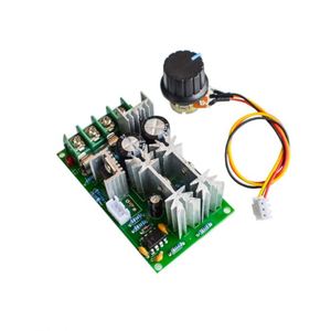 Módulo 20A Módulo PWM (12V 24V 36V 48V 60V) Controlador regulador de velocidad del motor con interruptor - Product Image 1