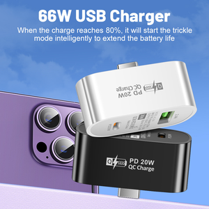 2023 New Arrival Multifunctional <strong>Usb</strong> C PD <strong>2</strong> in <strong>1</strong> Hub PD 20W <strong>USB</strong> QC3.0 Fast Charging and Data Transfer PD Hub Adapter - Product Image 3
