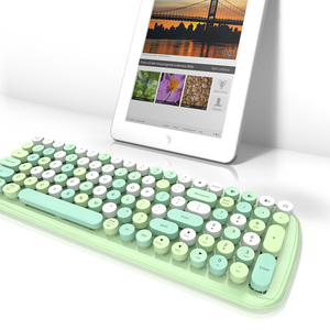 Teclado compacto Bluetooth V5.0 2024 con teclado 100 de 2,5 teclas redondas en fábrica al por mayor - Product Image 4
