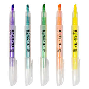 Evidenziatore, evidenziatore trasparente con punta a scalpello trasparente, evidenziatore Stick, assortito, colore Neon - Product Image 3