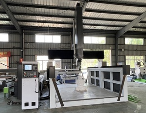 Enrutador de madera con cabezal oscilante CNC de 5 ejes, máquina rotativa de carpintería con husillo de 360 grados, talla 3D, modelos 4d, grabado de piedra de espuma EPS - Product Image 2