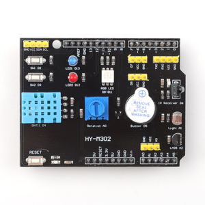 Arduino ile uyumlu UNO R3 için DHT11 LM35 sıcaklık nem çok fonksiyonlu genişletme kartı