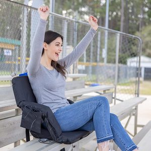 في الهواء الطلق تصميم الشمالية تستخدم قابلة للشحن الحرارة كرسي استاد قابل للسحب الرياضة صديقة للبيئة مقعد دفئا عالية الخلفي وسادة يغطي - Product Image 4