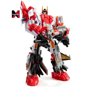 6 in 1 superion-s HZX dönüşüm oyuncaklar yükseltme sürümü Action Figure KO G1 Robot uçak IDW modeli çocuk çocuklar hiçbir kutu - Product Image 4