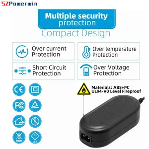 Powerwin ACK-DC40 kamera adaptörü CA-PS500 DC çoğaltıcı DR-40 güç kaynağı <span class=keywords><strong>NB</strong></span>-6LH <span class=keywords><strong>NB</strong></span>-6L kukla Canon için pil SD4000 S120 SX710